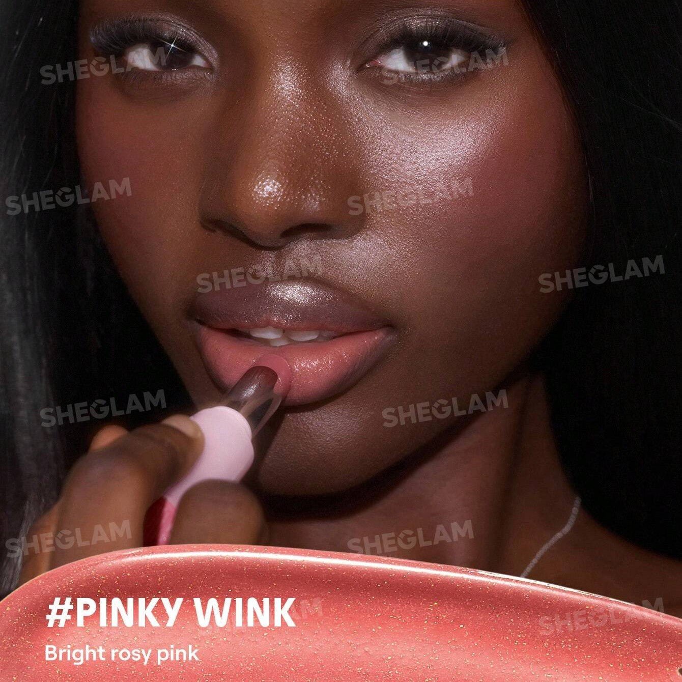 SHEGLAM Silk Slip Lip Oil Balm - 107 Pinky Wink