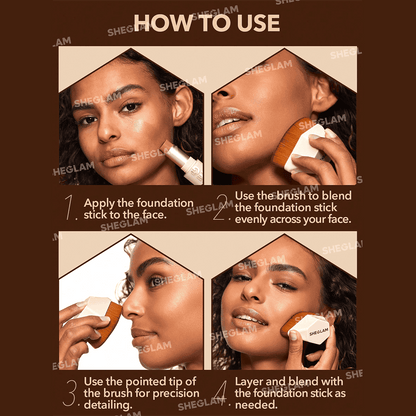 SHEGLAM Skin Magnet Foundation Brush
