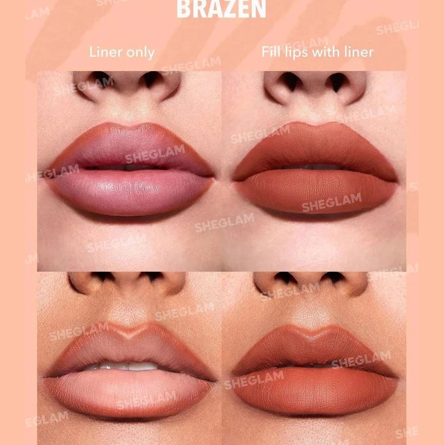 SHEGLAM So Lippy Lip Liner Set - Au Naturel