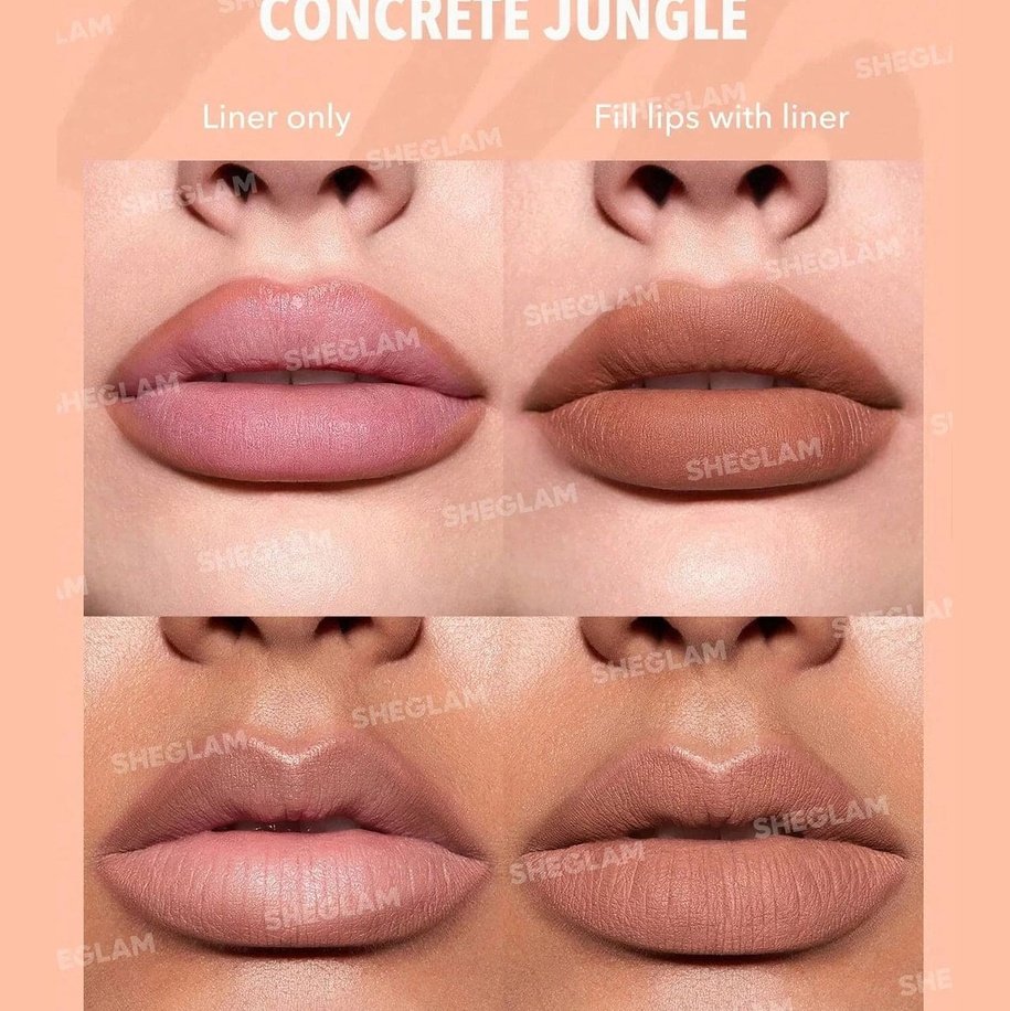 SHEGLAM So Lippy Lip Liner Set - Au Naturel