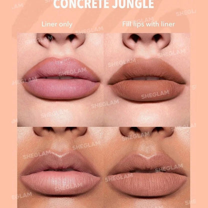SHEGLAM So Lippy Lip Liner Set - Au Naturel