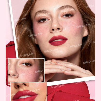 SHEGLAM Very Cherry Cheek & Lip Cream Stack