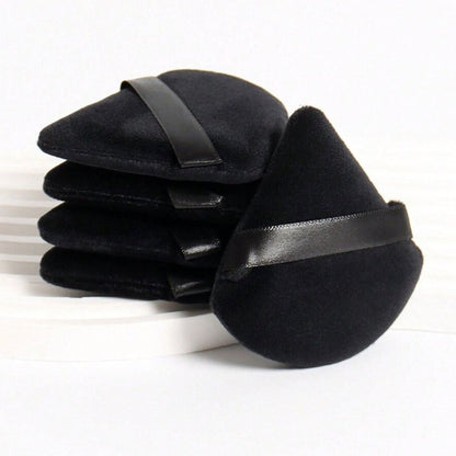 SHEIN 1pcs Triangle Shaped Velvet Powder Puff