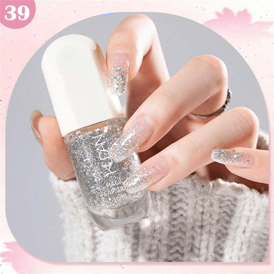 SHEIN - KUDAN Star River Dream Peelable Nail Polish ( Glitter Style )