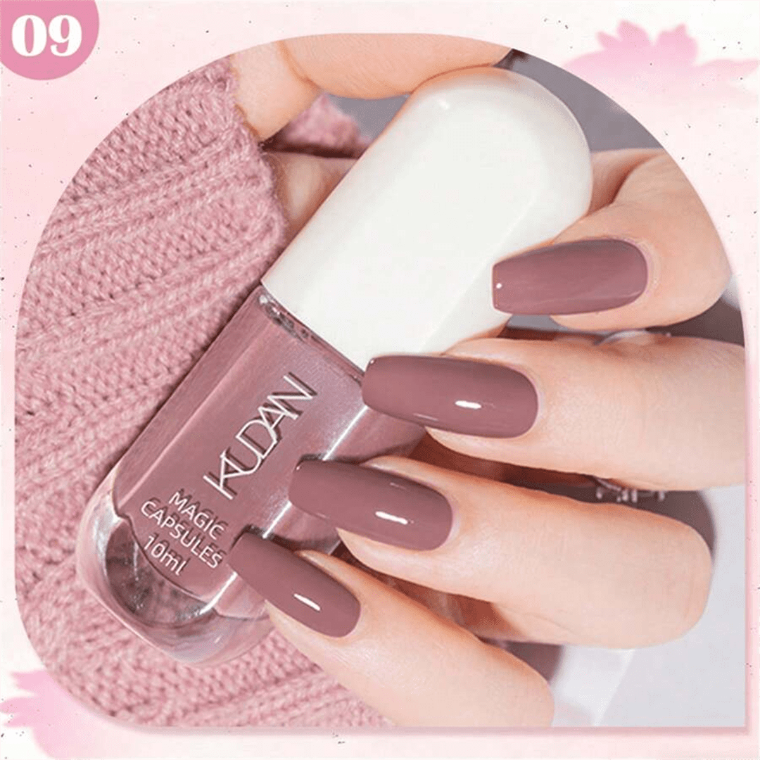 SHEIN - KUDAN Star River Dream Peelable Nail Polish ( Pink Style )