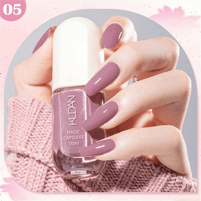 SHEIN - KUDAN Star River Dream Peelable Nail Polish ( Pink Style )