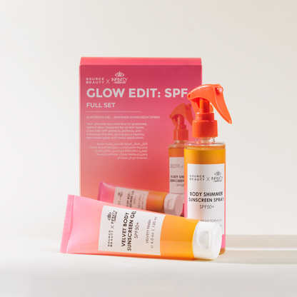Glow Edit: مجموعة واقي الشمس الكاملة