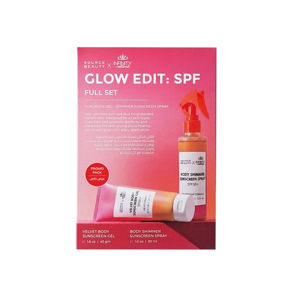 Glow Edit: مجموعة واقي الشمس الكاملة