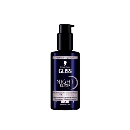 Schwarzkopf Gliss Hair Treatment Night Elixir Ultimate Repair - 100ml
