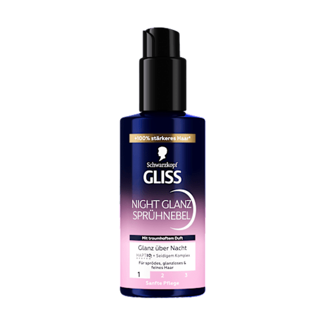 Schwarzkopf Gliss Night Shine Spray Mist - 100ml