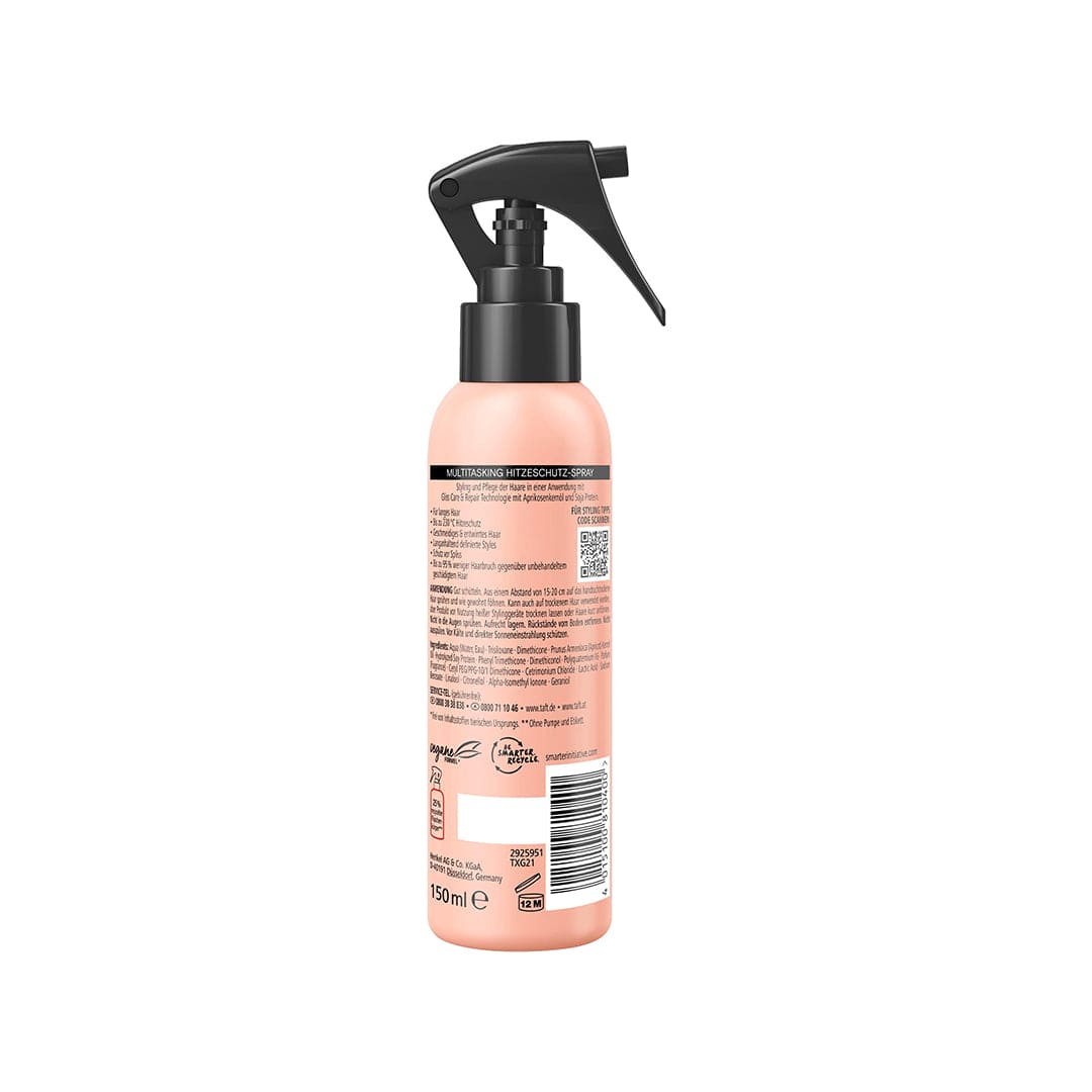 Schwarzkopf Taft x Gliss Lovely Long Multitasking Heat Protection Spray - 150ml