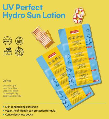 PUREDERM UV Perfect Hydro Sun Lotion 2g*4ea