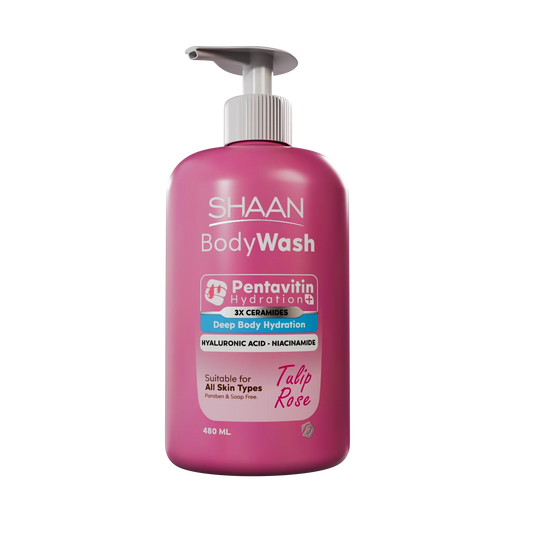 SHAAN Body Wash Tulip Rose 480 ML