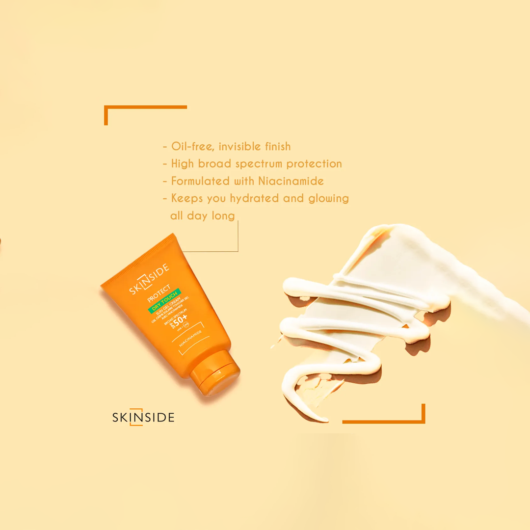 جل كريم الحماية من الشمس الجاف الملمس بعامل حماية SPF 50+