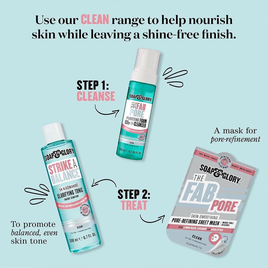 Soap & Glory Strike a Balance Niacinamide Clarifying Tonic - 200ml