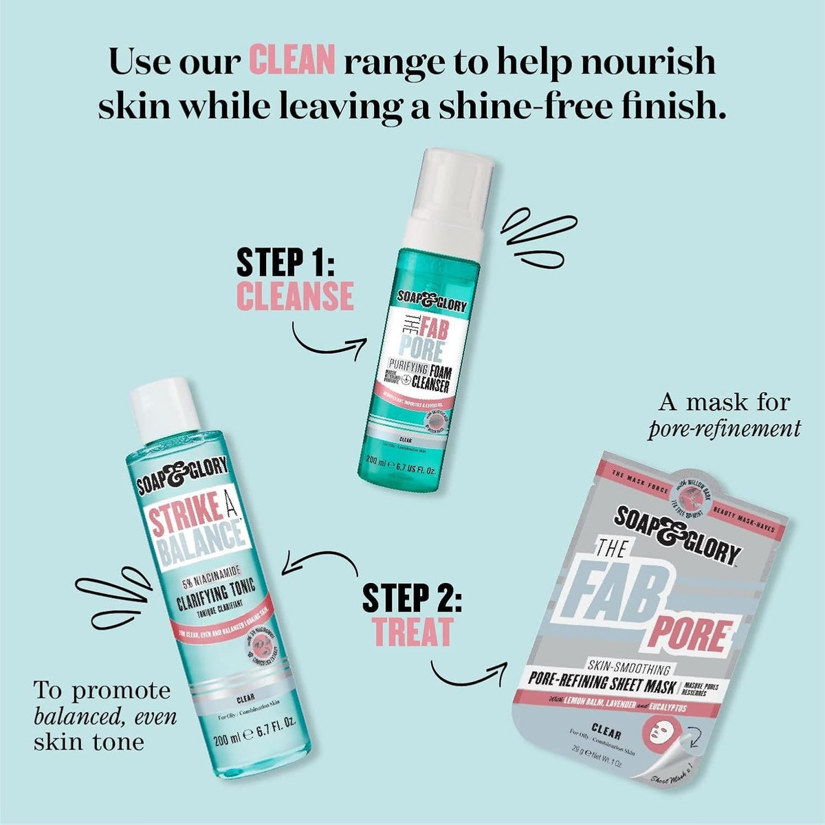 Soap & Glory The Fab Pore Purifying Foam Cleanser