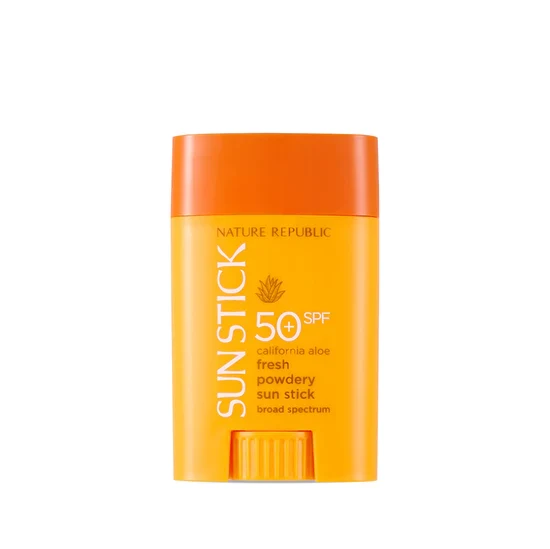 NATURE REPUBLIC California Aloe Fresh Powdery Sunstick Broad Spectrum SPF50+ PA++++