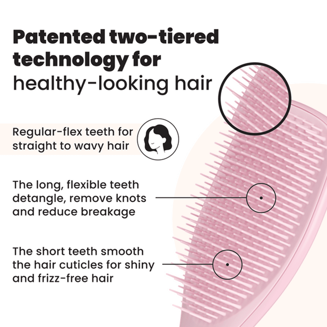 Tangle Teezzer Detangling Hairbrush - Millennial Pink