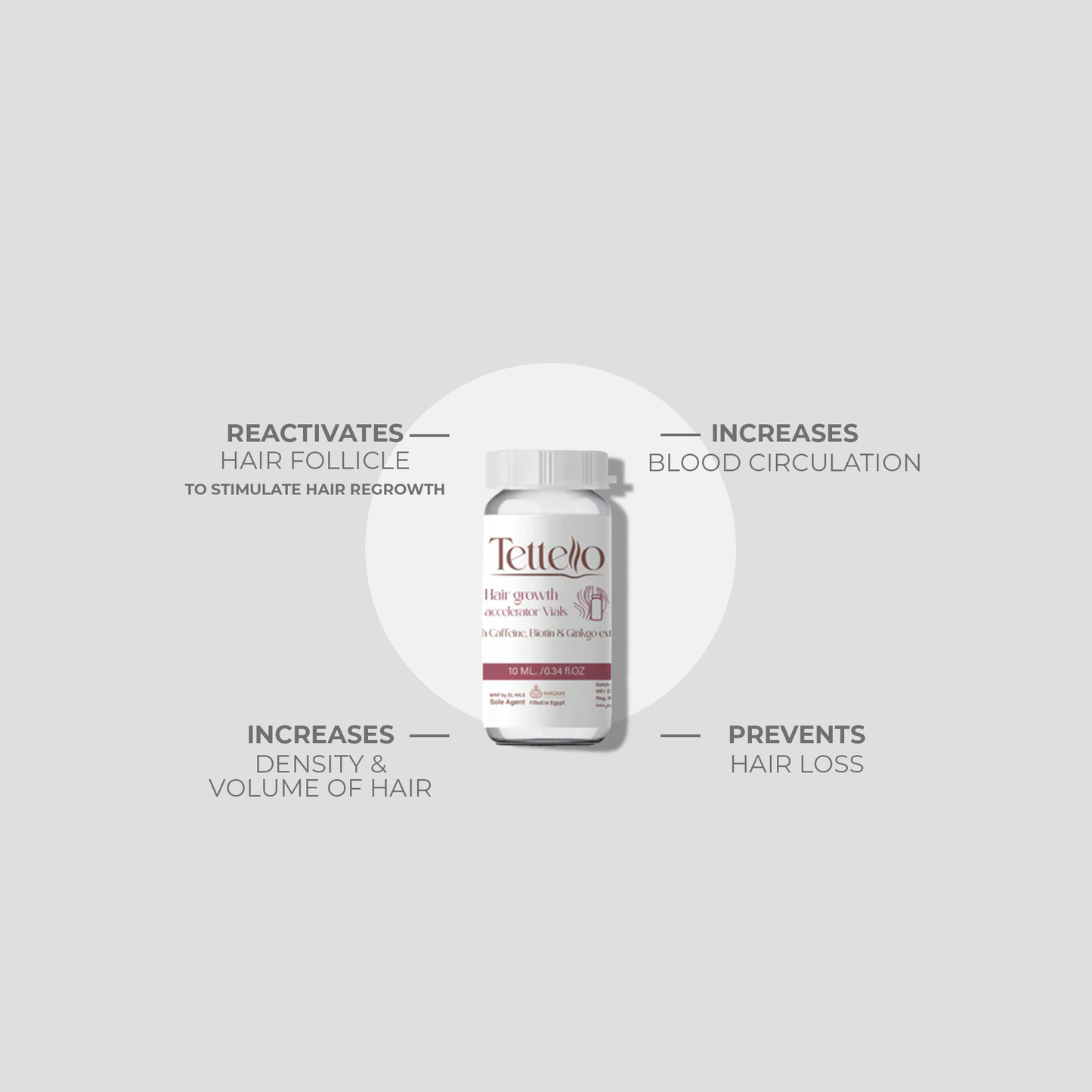 Tettello Hair Growth Accelerator Vials