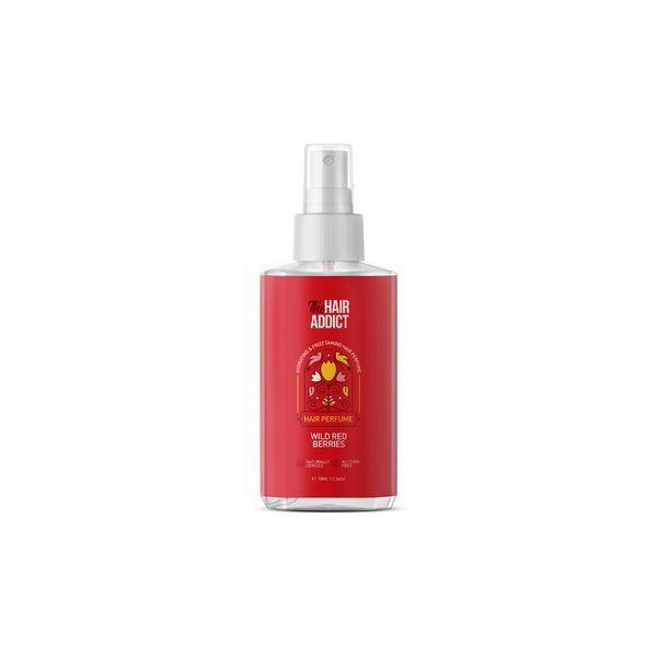عطر الشعر توت الغابة الأحمر