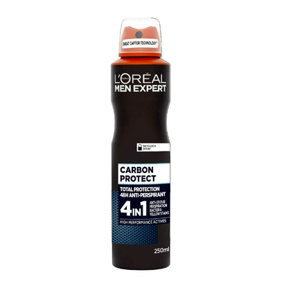 L'Oreal Men Expert Carbon Protect 4in1 Total Protection 48H - Spray 250ml