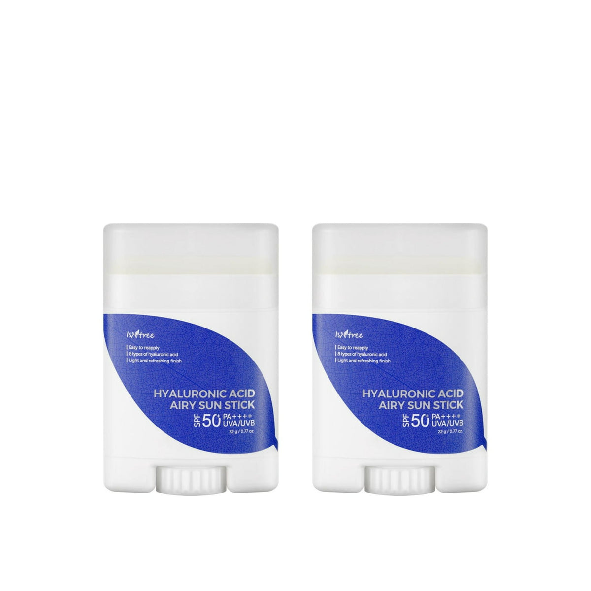 [x2 BUNDLE] ISNTREE - Hyaluronic acid Airy Sun stick SPF 50+PA+++