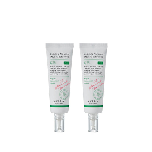 [x2 BUNDLE] AXIS - Y - Complete No-Stress Physical Sunscreen (V3)
