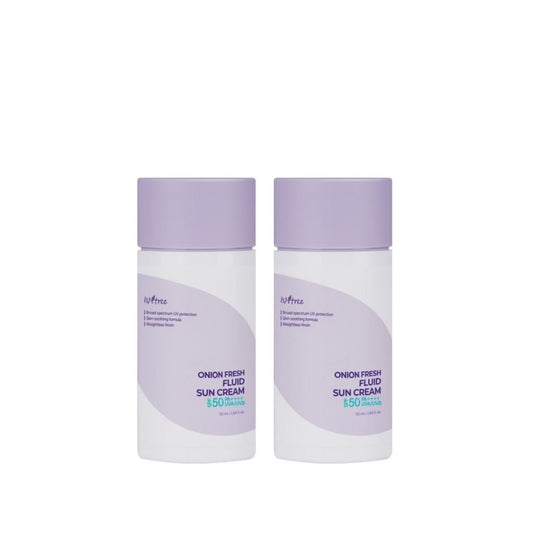 [x2 BUNDLE] Isntree - Onion Fresh Fluid Sun Cream 50ml