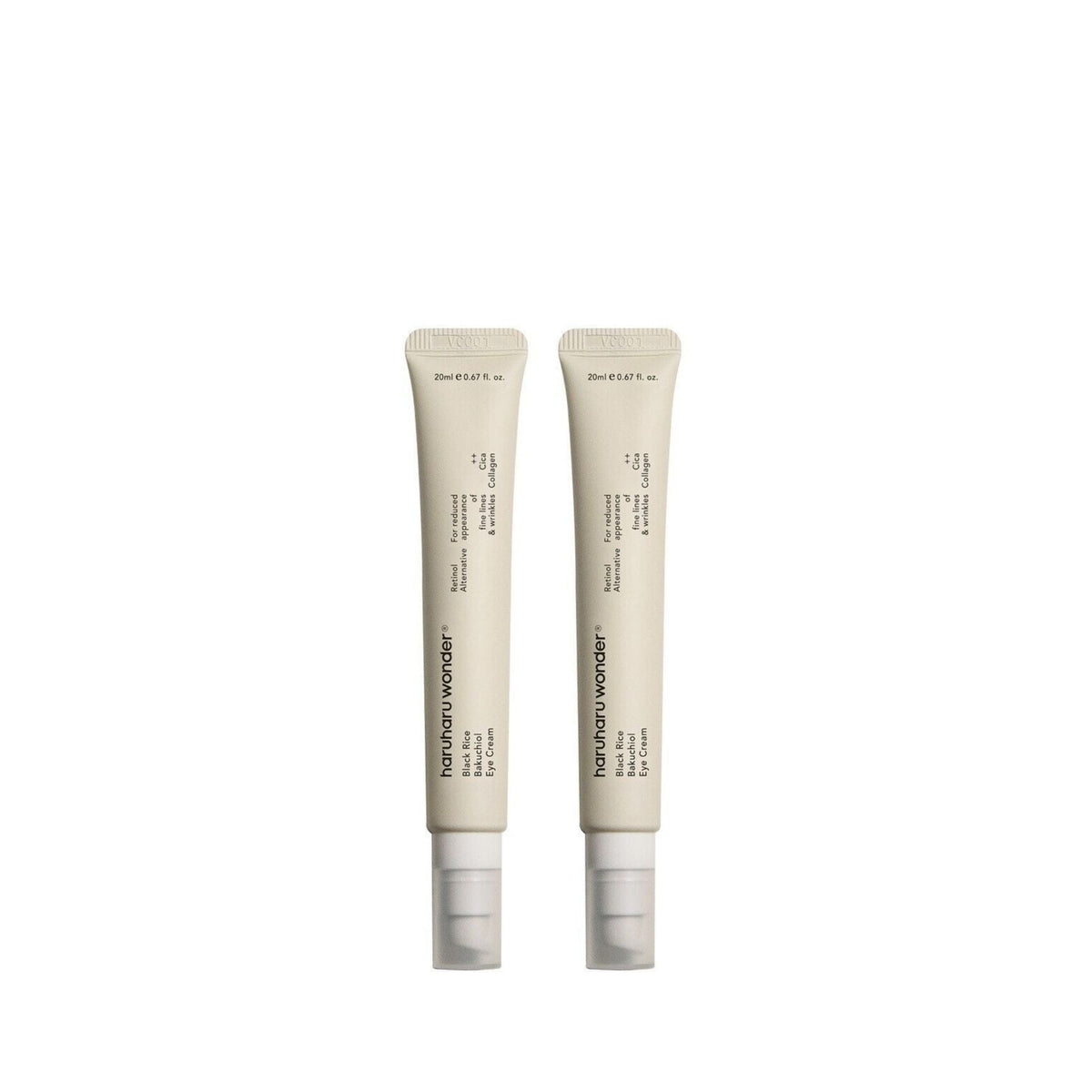 [x2 BUNDLE] Haruharu WONDER - Black Rice Bakuchiol Eye Cream 20ml