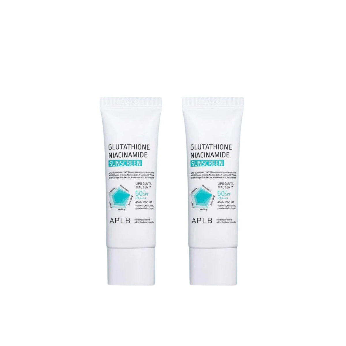 [x2 BUNDLE] APLB - Glutathione Niacinamide Sunscreen