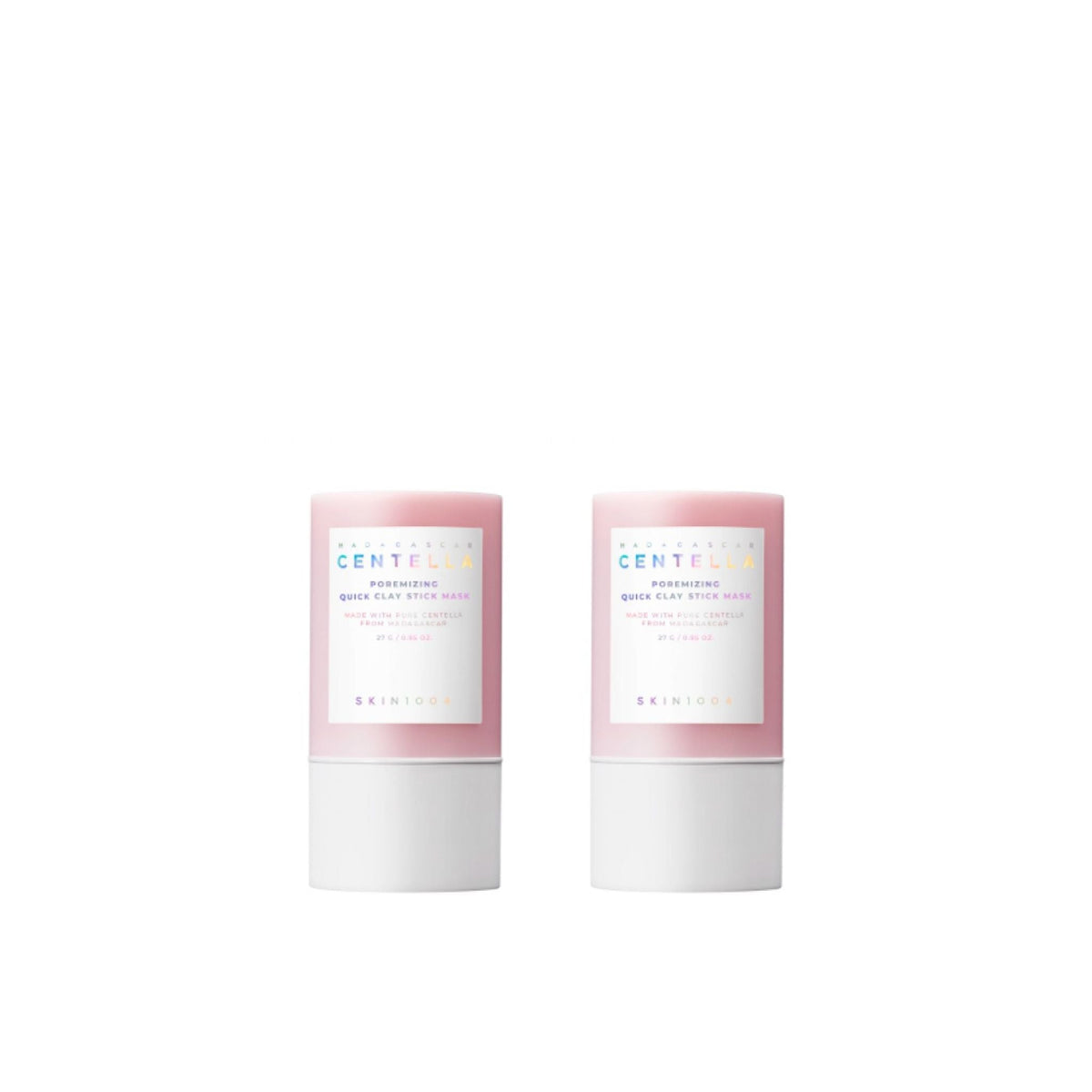 [x2 BUNDLE] SKIN1004 Madagascar Centella Poremizing Quick Clay Stick Mask 27g