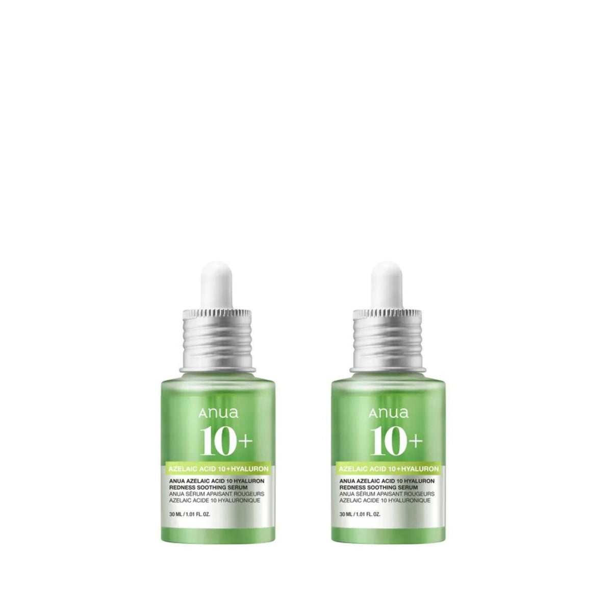[x2 BUNDLE] Anua - Azelaic Acid 10 Hyaluron Redness Soothing Serum
