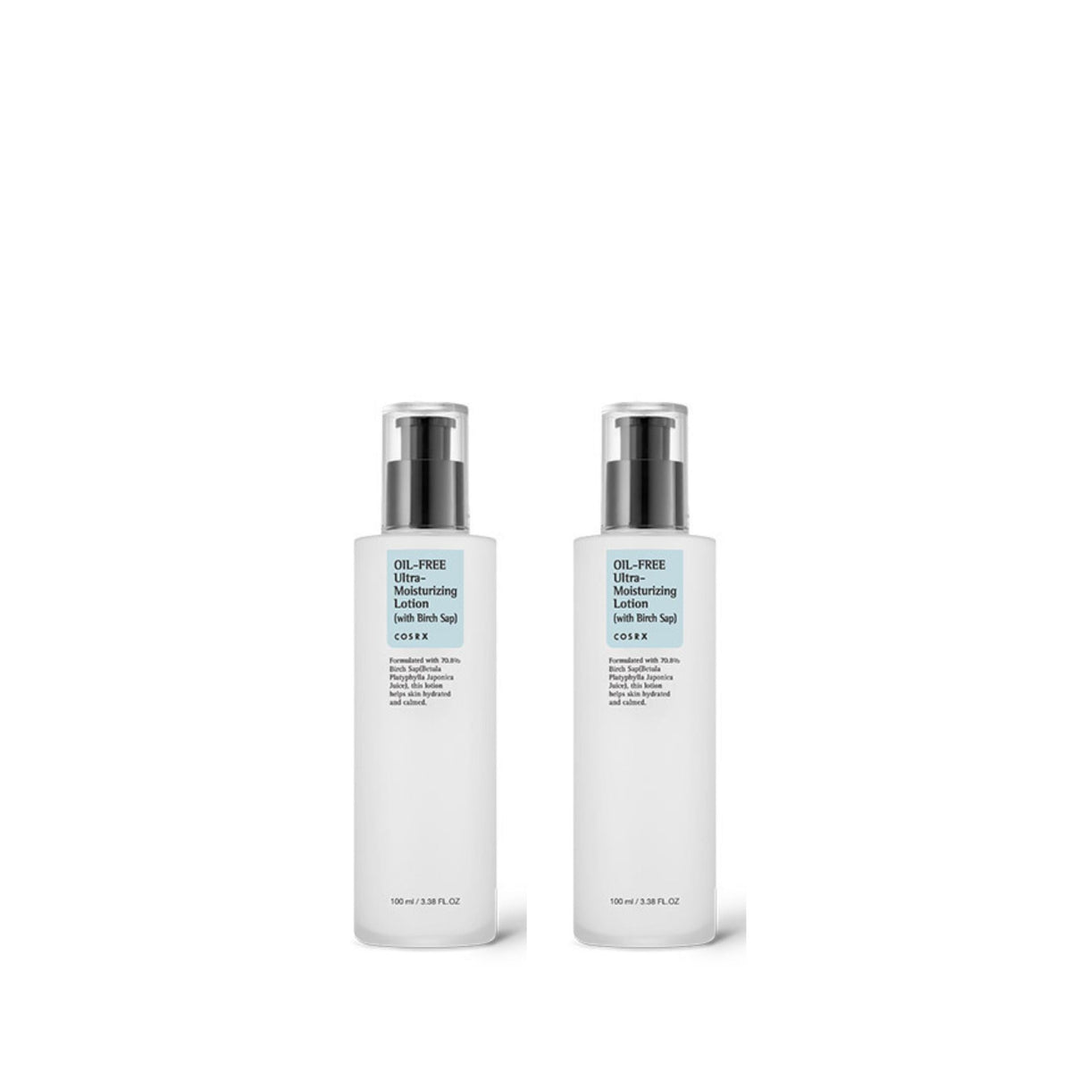 [x2 BUNDLE] COSRX - OIL-FREE ULTRA-MOISTURIZING LOTION 100ml