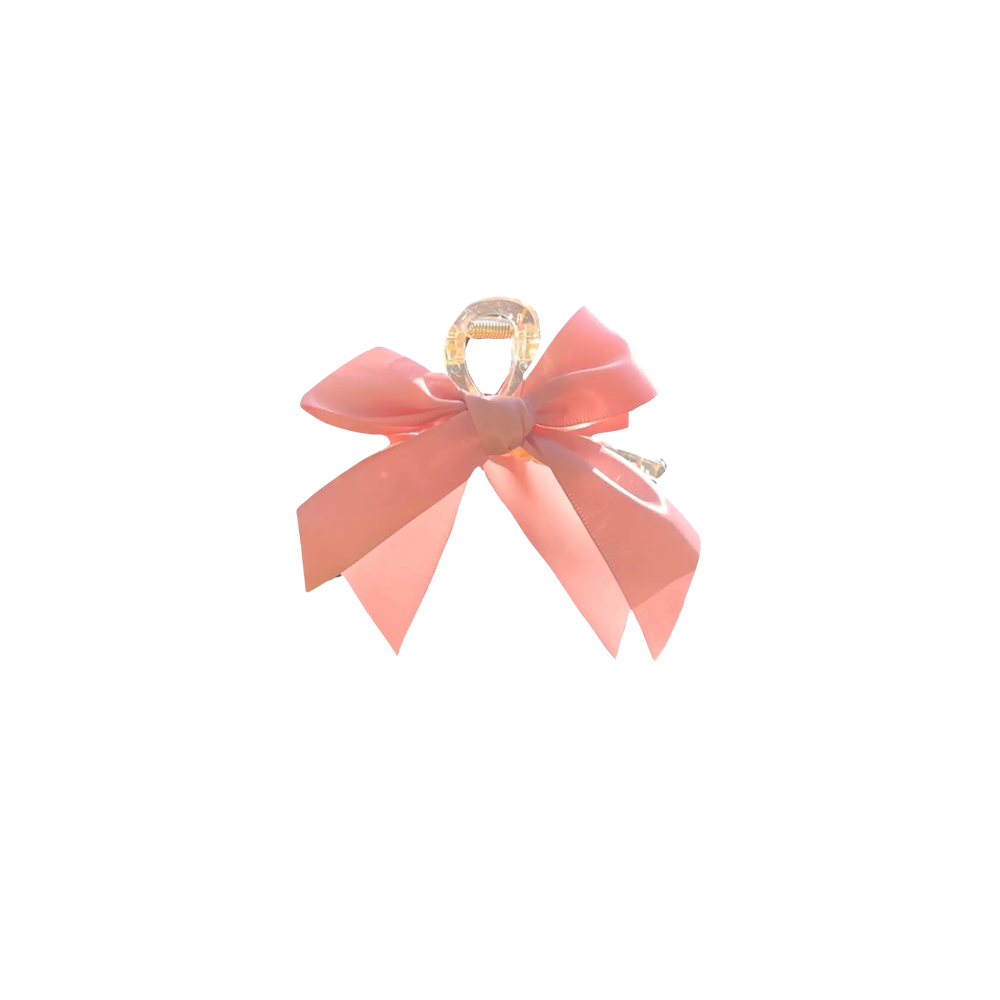 Pretty Bow Claw Clip Black