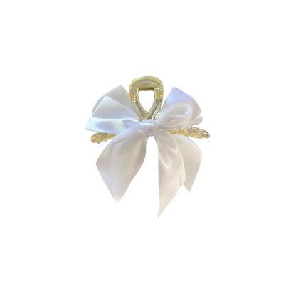 Pretty Bow Claw Clip Black