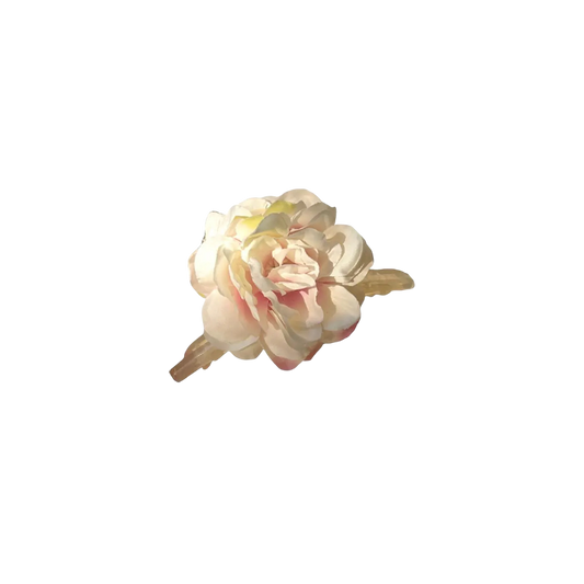 Rose Floral Claw Clip