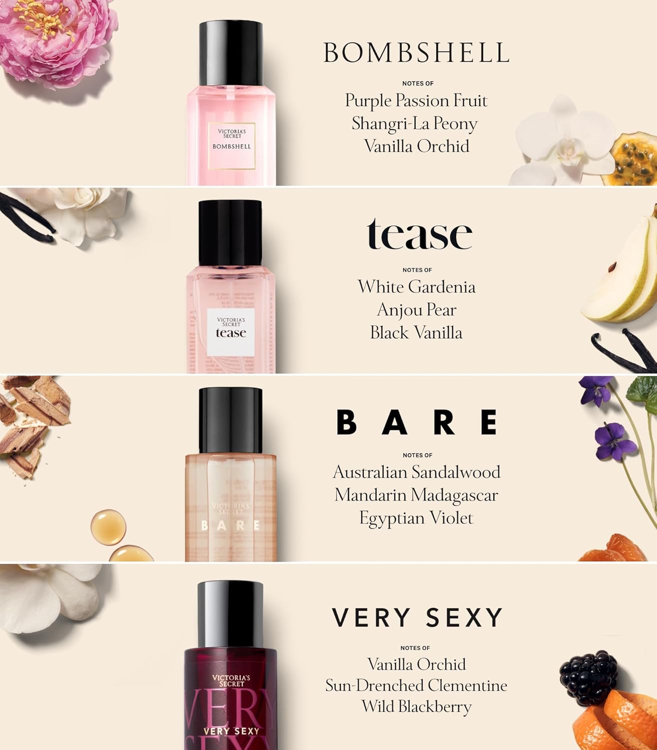 Victoria's Secret Travel Fragrance Mist Set