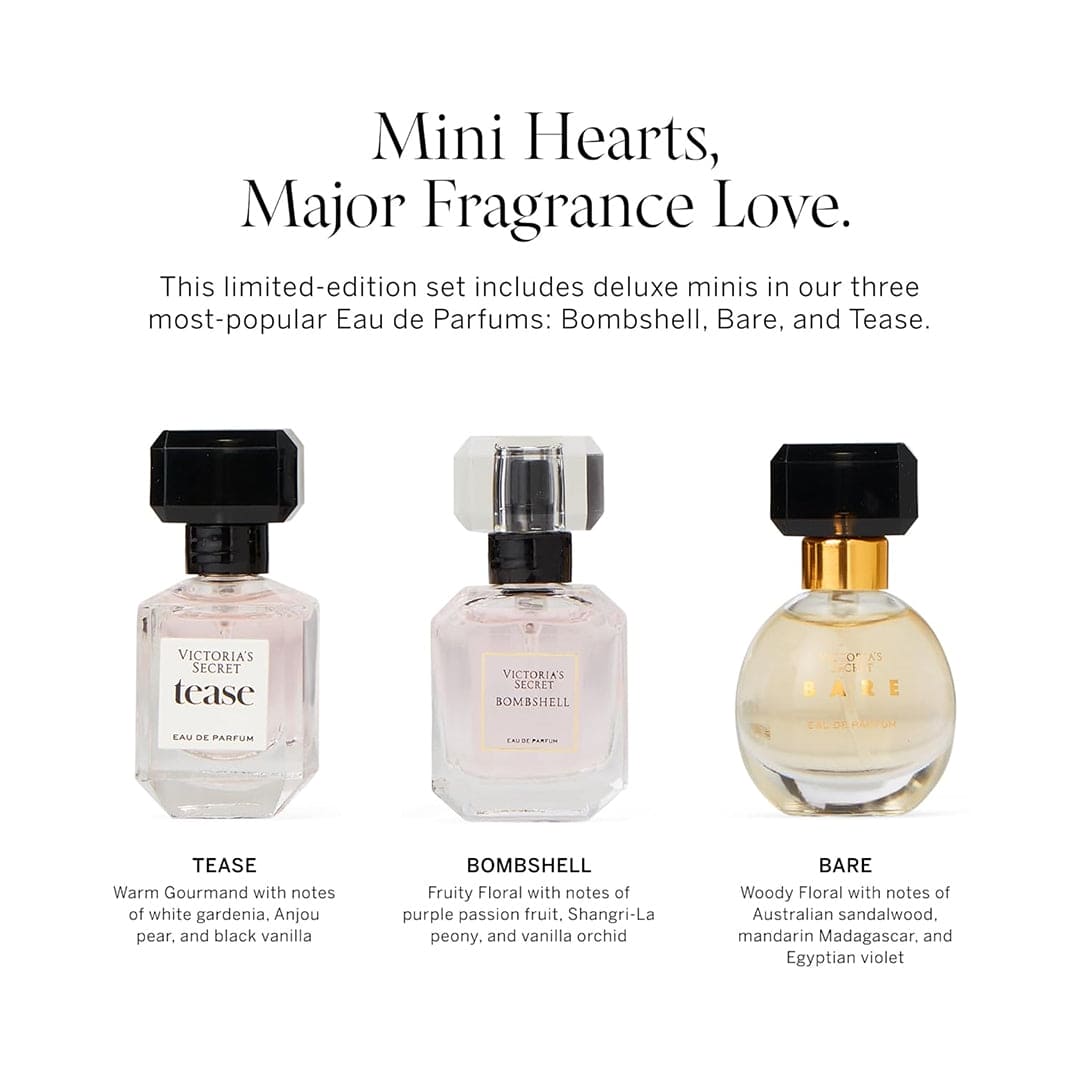 Victoria's Secret Trio De Mini Parfums De Luxe