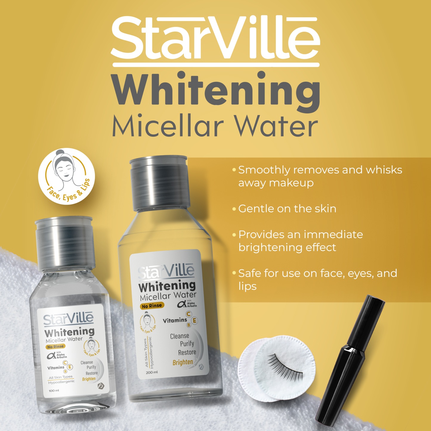 StarVille Whitening Micellar water 200 ml