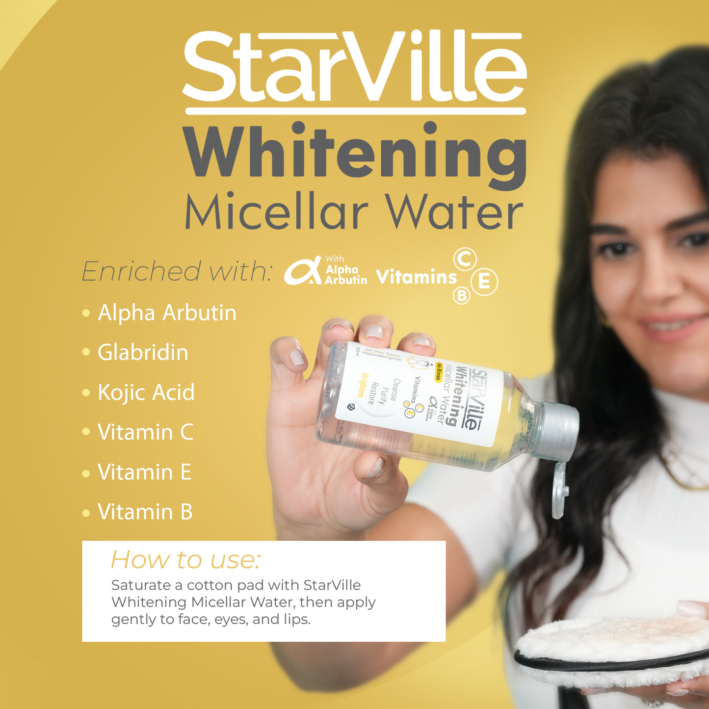 StarVille Whitening Micellar water 200 ml