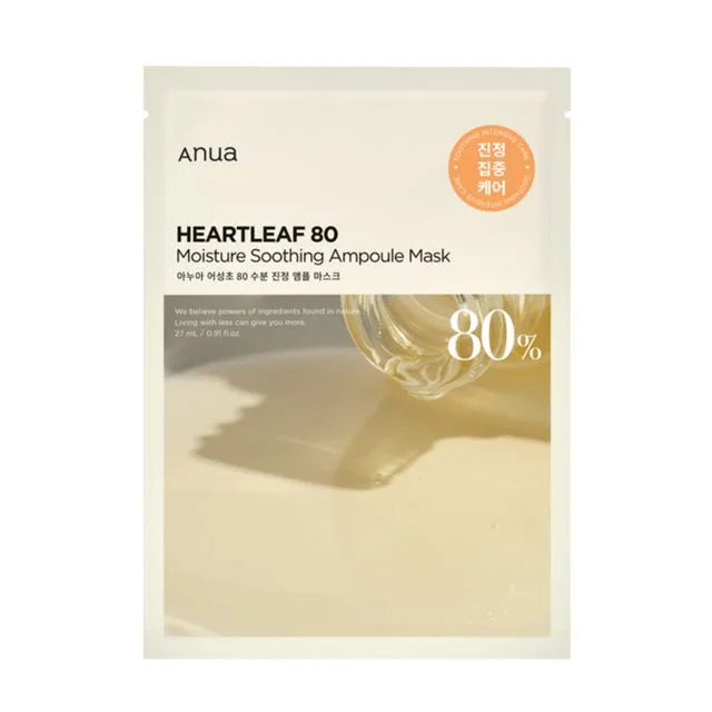 Anua - Heartleaf 80 Moisture Soothing Ampoule Mask (1 sheet mask)