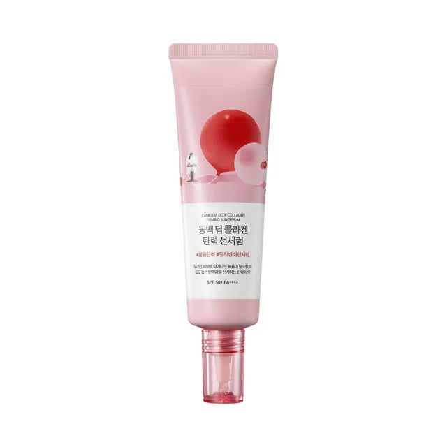 Round Lab - Camellia Deep Collagen Firming Sun Serum