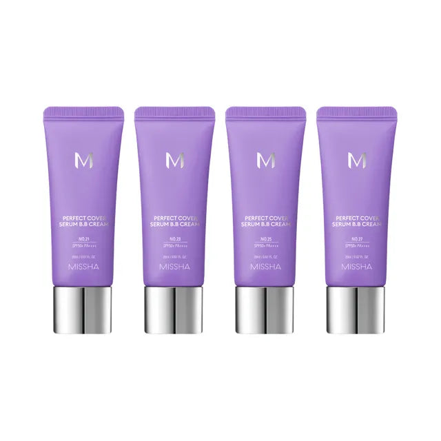 MISSHA - Perfect Cover Serum B.B Cream Mini - 4 Colors