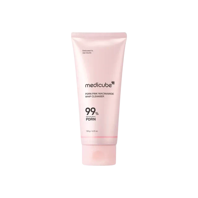 MEDICUBE PDRN Pink Niacinamide Whip Cleanser 120g