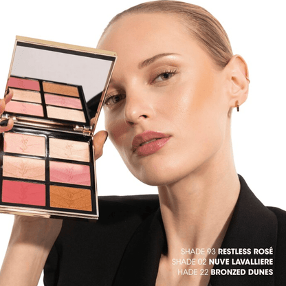 Yves Saint Laurent Golden Oasis Couture Face Palette – Blush & Highlighter