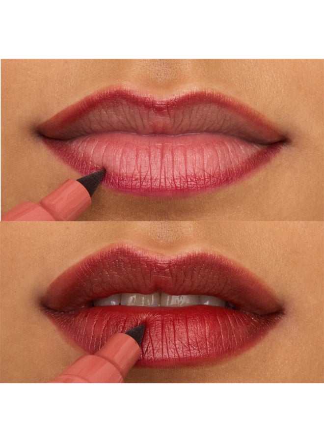 line n' STAIN! Tattoo Lip Liner | 02 Must Have Brown | Long-Lasting Liquid Formula | Precision Tip | Vegan & Cruelty-Free | Lightweight & Highly Pigmented Lip Contour (Pack of 1) Must Have Brown