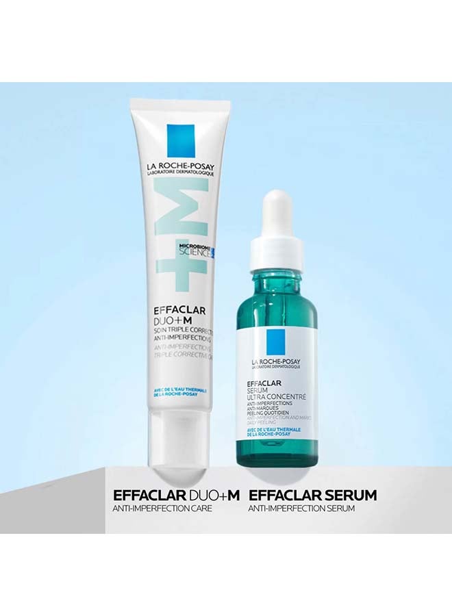 Effaclar Duo+M Acne Treatment Cream For Oily, Sensitive And Acne-Prone Skin; Corrects Blackheads, Blemishes, And Post-Acne Marks Skincare Spot Treatment 40ml