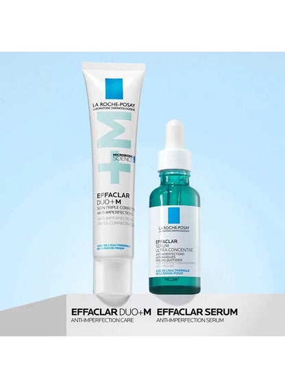 Effaclar Duo+M Acne Treatment Cream For Oily, Sensitive And Acne-Prone Skin; Corrects Blackheads, Blemishes, And Post-Acne Marks Skincare Spot Treatment 40ml