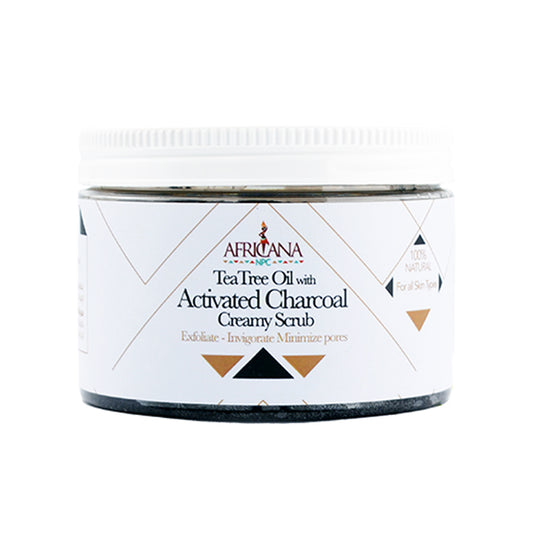 africana charcoal creamy scrub 120ml