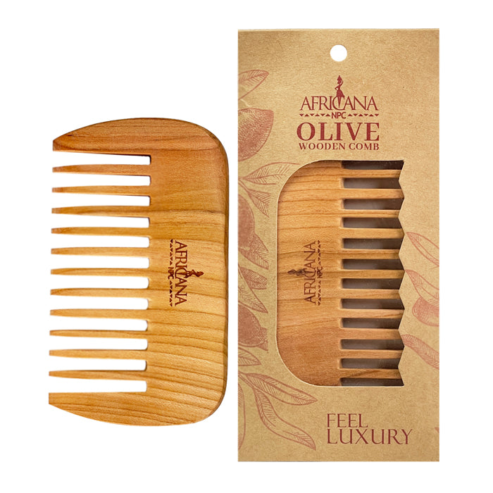africana olive wooden comb